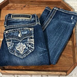 Rock Revival Carden Straight Leg Jeans Size 25